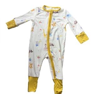Mori Party Anima Clever‎ Zip 0-3 Months Long Pajamas